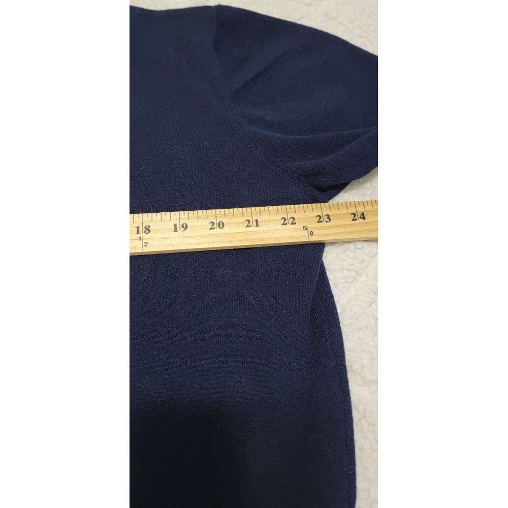 Peter Millar Men's Navy Blue Full Zip Wool Cardigan Sweater Long Sleeve Size XL - Picture 8 of 10